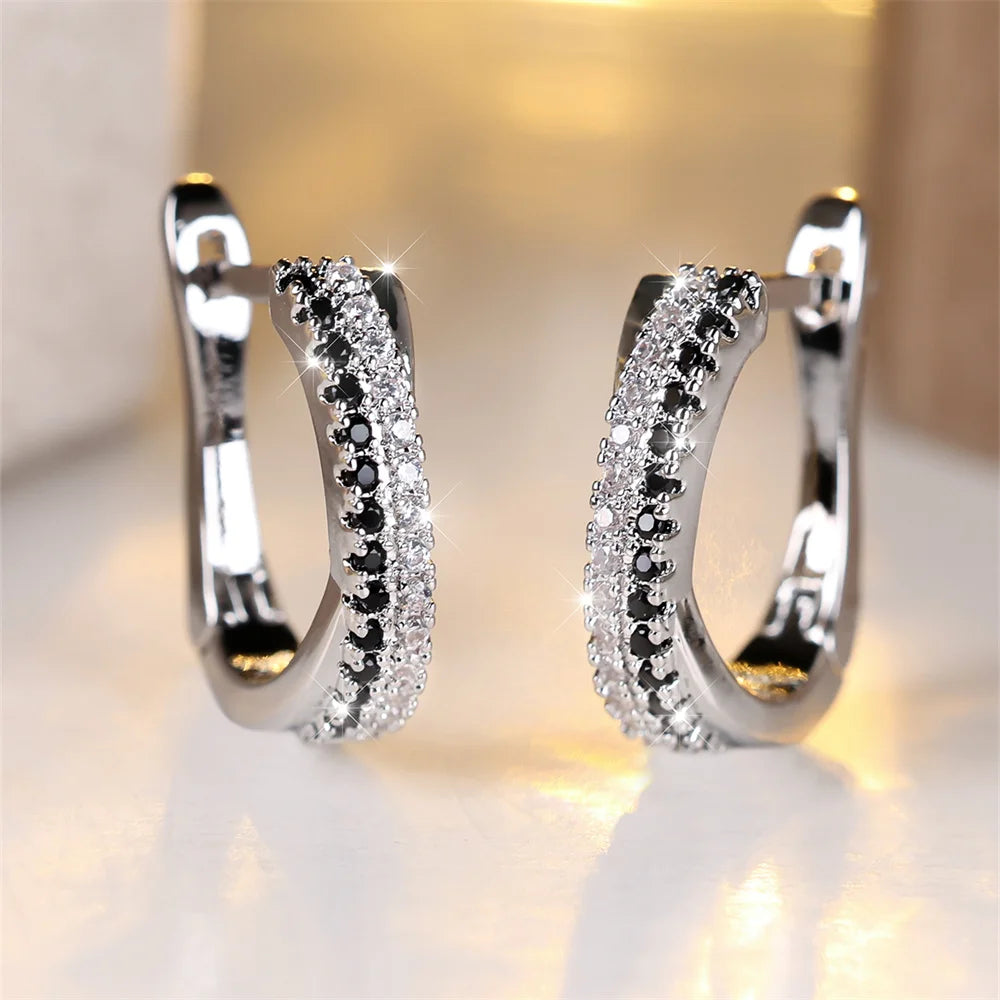 Klassischer Zirkonia-Creolen