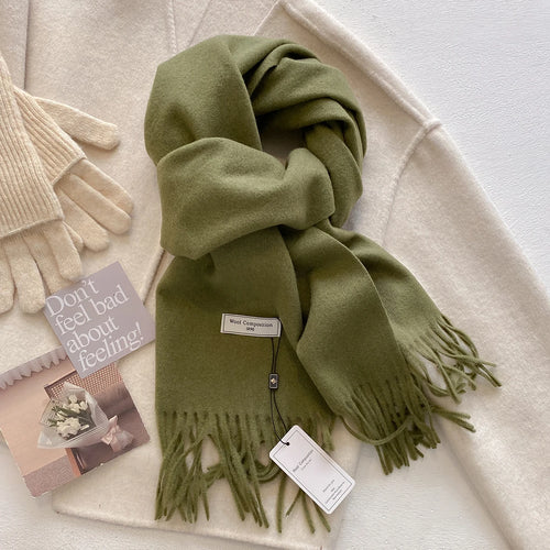 Elegant Winter Cashmere Scarves