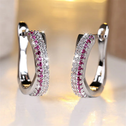 Klassischer Zirkonia-Creolen