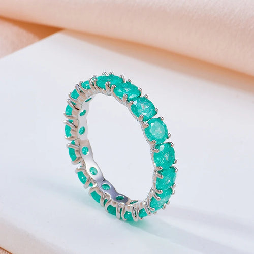 Kinel novo esmeralda corte redondo zircão anel para mulheres luxo tibetano prata promessa anel de casamento jóias presentes do dia dos namorados