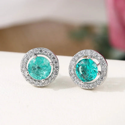 Boucles d'oreilles en zircone brillante