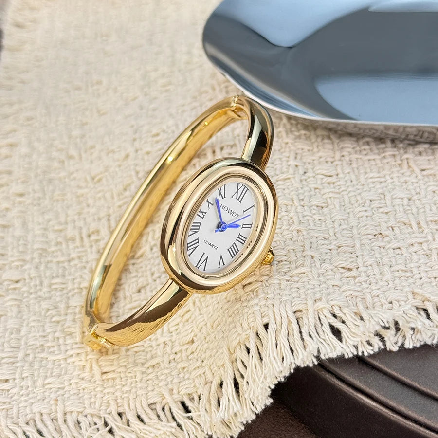 Montre à quartz ovale Celeste