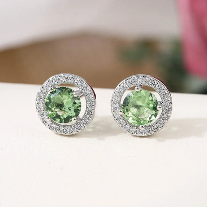 Boucles d'oreilles en zircone brillante