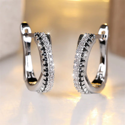 Klassischer Zirkonia-Creolen