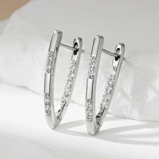 Kinel Hot Moda Geométrica Tibetano Prata Brincos Gota Para As Mulheres Menina Natural Zircão Acessórios de Alta Qualidade Jóias Diárias