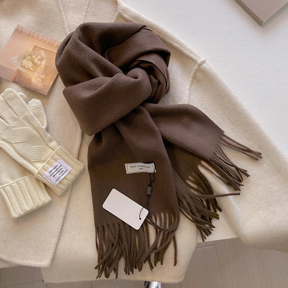 Elegant Winter Cashmere Scarves