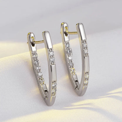 Kinel Hot Moda Geométrica Tibetano Prata Brincos Gota Para As Mulheres Menina Natural Zircão Acessórios de Alta Qualidade Jóias Diárias